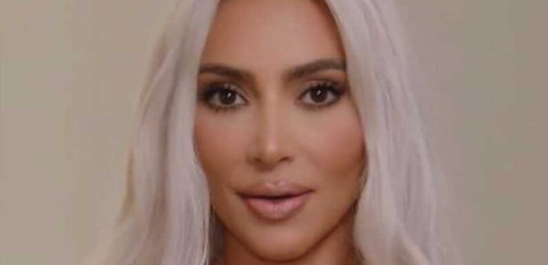 Kim Kardashian nearly suffers major NSFW wardrobe malfunction in a completely sheer bra for new Skims ad | The Sun