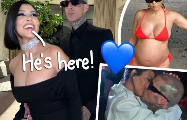 Kourtney Kardashian Welcomes First Baby With Travis Barker!!!