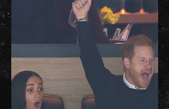 Meghan Markle and Prince Harry Surprise Crowd at Vancouver Hockey Game