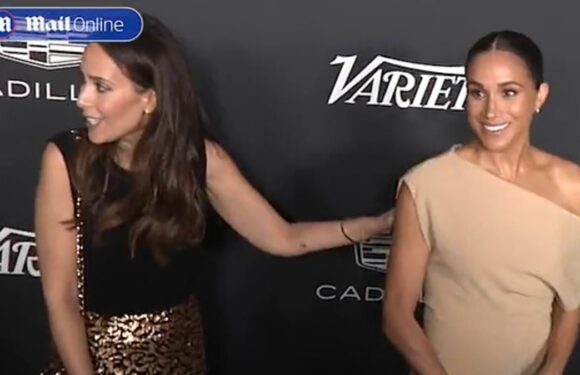 Meghan looks more like the 'wannabe starlet' she used to be…