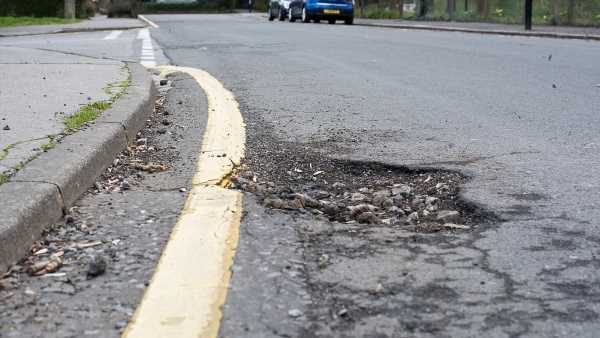 Millions of potholes will be filled in under £8.3billion plan