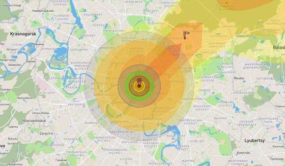 Nuclear bomb map shows impact if Biden's new weapon dropped on Russia