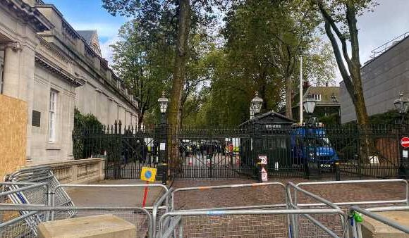 Pensioner receives ban after throwing paint over Israeli Embassy