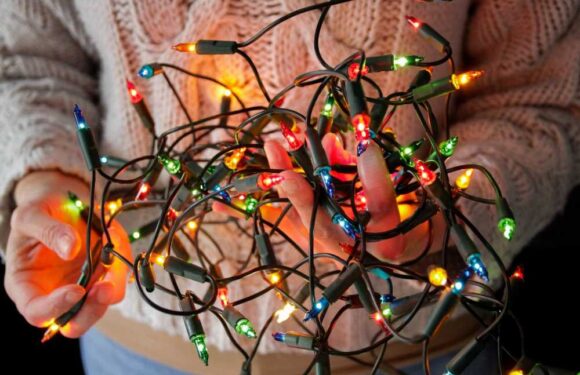People are just realising genius way to untangle Christmas lights using 5p item & stop them from getting in a mess again | The Sun