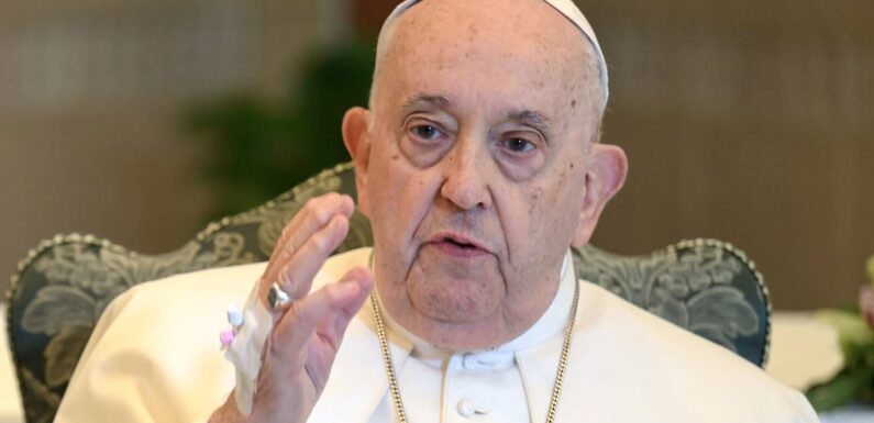 Pope given antibiotics intravenously to treat lung inflammation