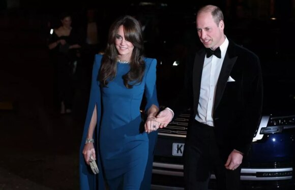 Prince William and Kate Middleton put on loving display at Royal Variety Show amid race row