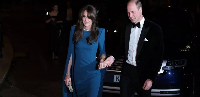 Prince William and Kate Middleton put on loving display at Royal Variety Show amid race row