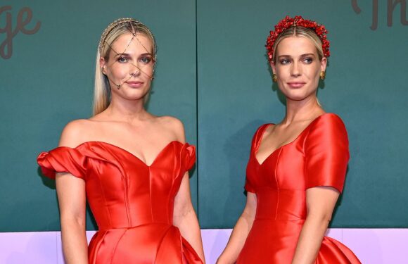 Princess Diana's nieces wear matching red ensembles at Melbourne Cup
