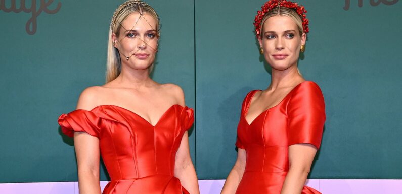 Princess Diana's nieces wear matching red ensembles at Melbourne Cup