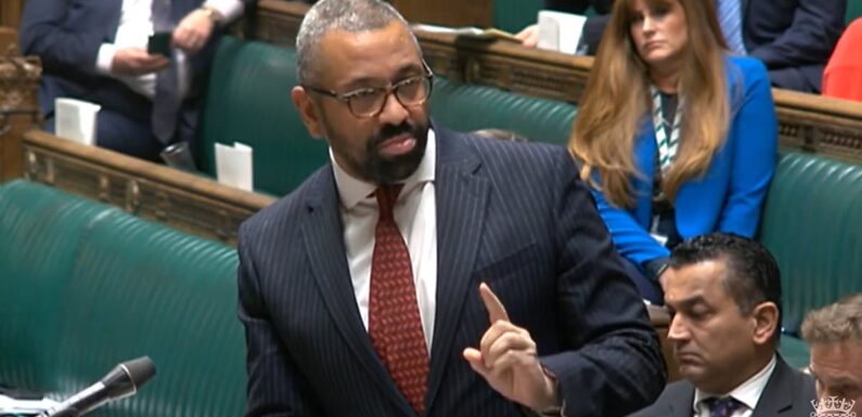 QUENTIN LETTS: James Cleverly mouthed a word rhyming with 'rowlocks'