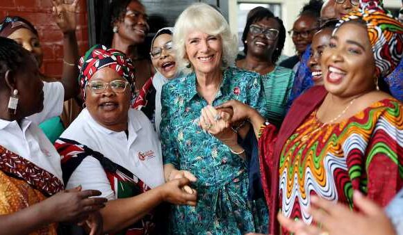Queen Camilla visits sexual violence survivors during Kenya trip