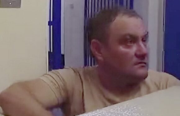 Shocking moment HGV trailer almost topples over due to drunk driver