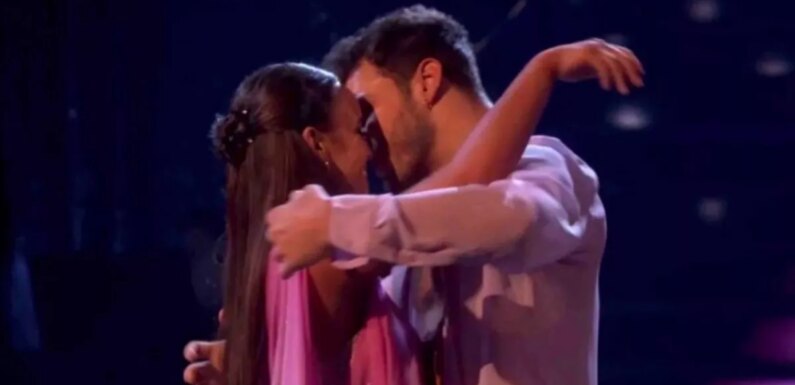 Strictly Vito Coppolas four kisses with Ellie Leach which fuel romance rumours