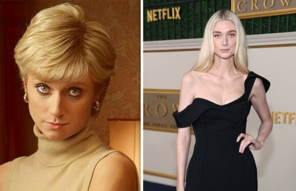 The Crowns Elizabeth Debicki looks unrecognisable from late Diana at premiere