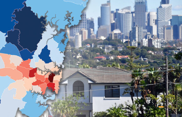 The Sydney suburbs with the most spare bedrooms