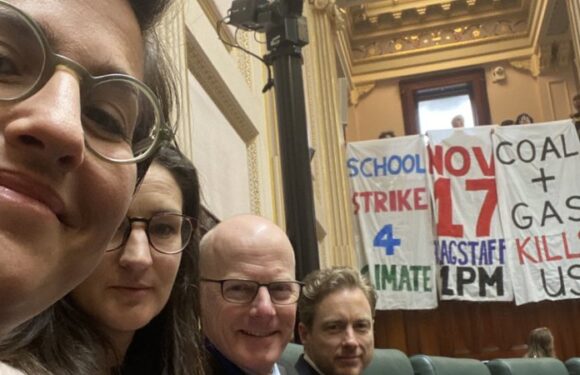 The selfie that landed defiant Greens MP in hot water