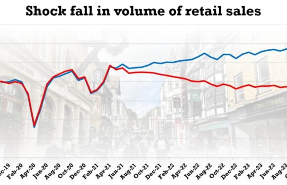 UK High Street suffers shock sales fall to lowest level since Covid