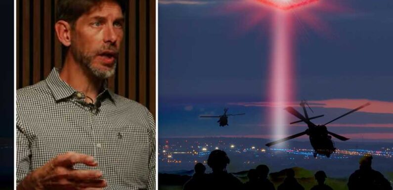US troops saw ‘red glowing UFO the size of a football pitch’ hovering over top secret space base the left them screaming | The Sun
