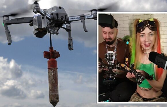 Ukrainian couple transform their home into drone-making centre
