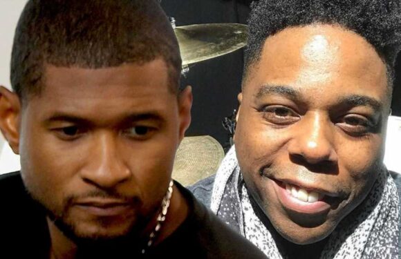 Usher Breaks Down Into Tears at Drummer Aaron Spears' Funeral