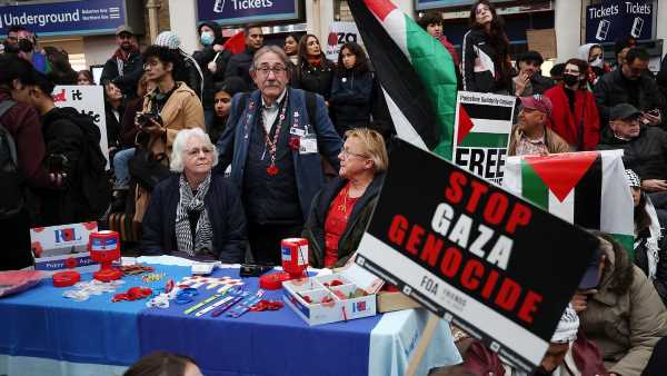 War heroes demand pro-Palestine protest on Armistice Day is cancelled