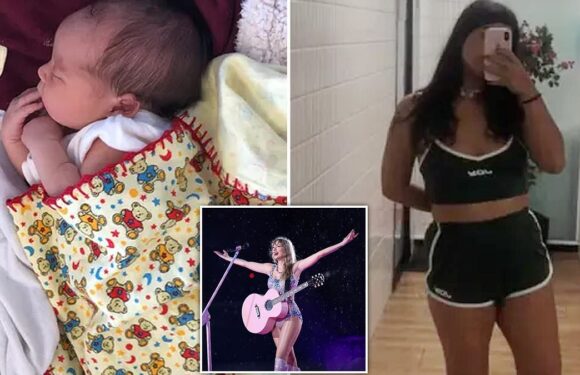 Woman delivers baby girl after water breaks at Taylor Swift concert
