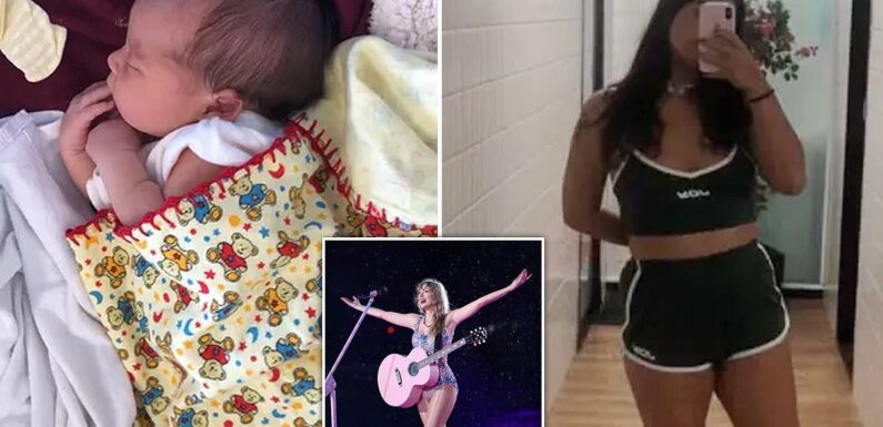 Woman delivers baby girl after water breaks at Taylor Swift concert