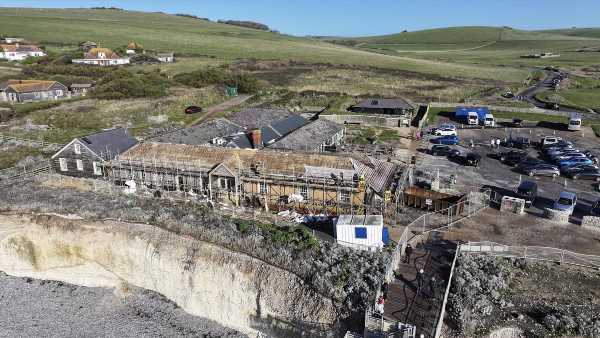 Work gets underway to deconstruct iconic Birling Gap hotel