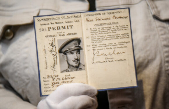 ‘Humanity among chaos’: War artist’s works and relics donated to Shrine of Remembrance