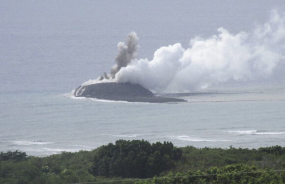 ‘Rare view’: A volcano is building a new island in real-time