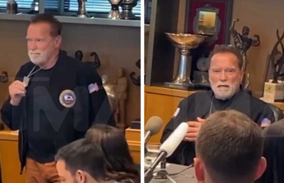 Arnold Schwarzenegger Meets with Survivors of Oct. 7 Hamas Attack on Israel