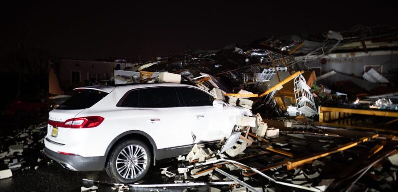 At least six dead, including a child, after tornado hits Tennessee