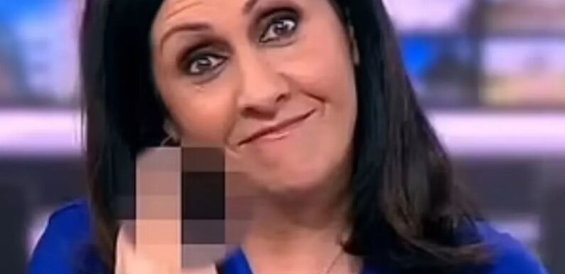 BBC News presenter flips middle finger at camera ‘unaware’ she’s live on air