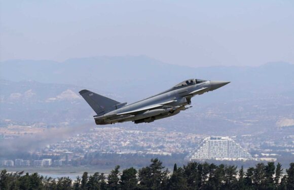 Brit fighter jets on secret spy mission ‘spot Iran-backed terrorists handing over weapons to Hamas & Hezbollah’ | The Sun