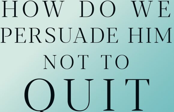 CAROLINE WEST-MEADS: How do we persuade him not to quit university?