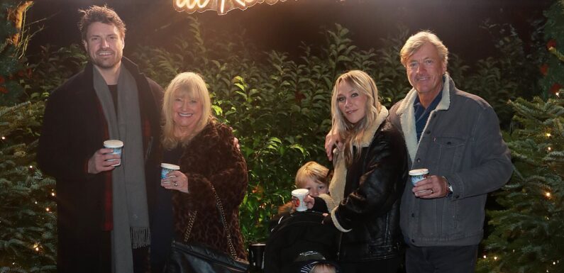 Chloe Madeley enjoys a festive family day out with her family