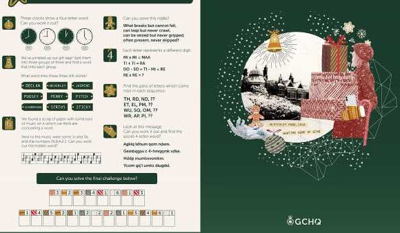 Did you crack the GCHQ Christmas puzzle?