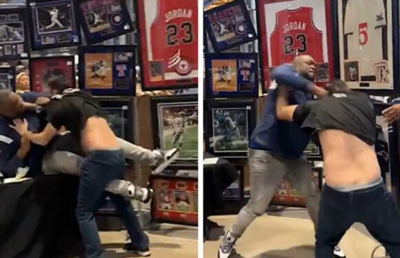 Fans Get In Wild Fistfight At Cowboys Vs. Eagles Game