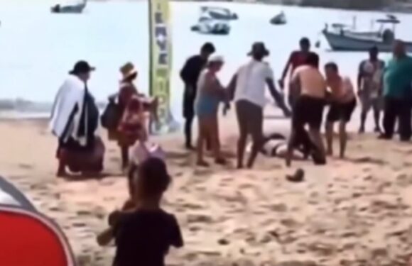 Hero mother is killed saving her five-year-old daughter from a shark