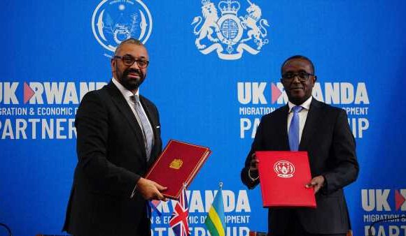 Home Secretary James Cleverly signs new Rwanda migrant flight deal