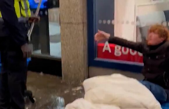 Homeless man soaked by McDonald's security speaks out