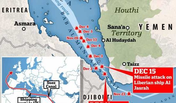 How attacks on Red Sea shipping could bring more cost-of-living pain