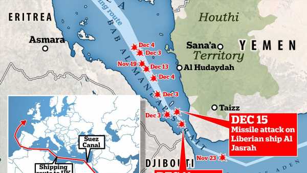 How attacks on Red Sea shipping could bring more cost-of-living pain