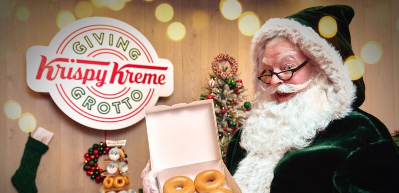 How you can meet Santa and get a free box of Krispy Kreme doughnuts this weekend