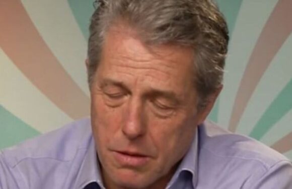 Hugh Grant looks painfully fed up on Wonka press tour but fans still love him