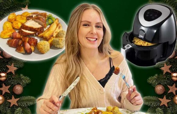 I made a whole Xmas dinner in an air fryer – it was quick & cheap but I was bitterly disappointed over a crucial part | The Sun