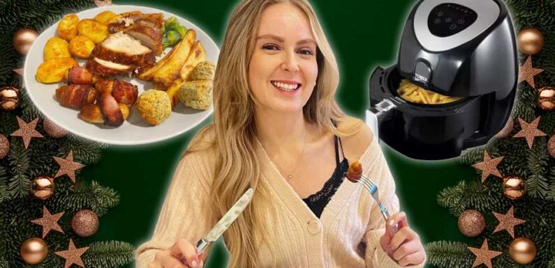 I made a whole Xmas dinner in an air fryer – it was quick & cheap but I was bitterly disappointed over a crucial part | The Sun