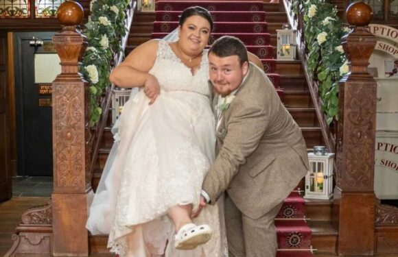 I wore Crocs under a posh gown on my wedding day… people ask me why on earth would I do that but the answer is simple | The Sun