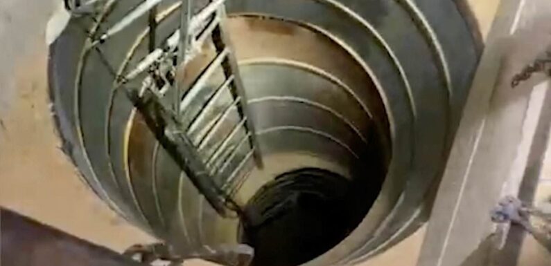 IDF video 'shows underground tunnel which was found inside mosque'