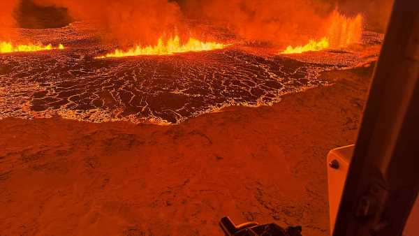 Iceland volcano finally explodes with primal roar, writes DAVID JONES